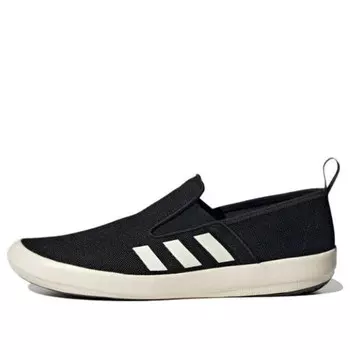 Кроссовки terrex boat slip-on shoes 'black' Adidas, черный