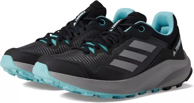Кроссовки Terrex Trailrider adidas, цвет Black/Grey/Mint Tone
