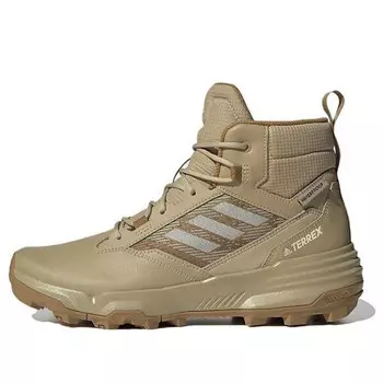 Кроссовки terrex unity leather mid rain.rdy Adidas, бежевый