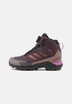 Кроссовки TERREX WINTER MID BOA RAIN.RDY Adidas Terrex, цвет shadow maroon/wonder red/pulse lilac