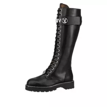 Кроссовки territory flat high ranger boots 'black' Louis Vuitton, черный