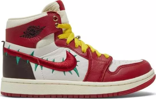 Кроссовки Teyana Taylor x Wmns Air Jordan 1 High Zoom Comfort 2 'A Rose From Harlem', красный