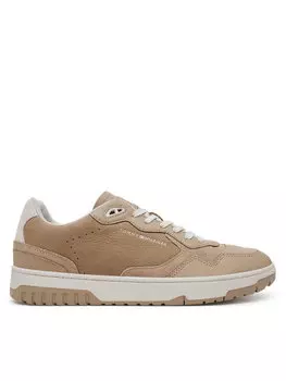 Кроссовки Th Basket Better Premium Mix FM0FM05417 Tommy Hilfiger, бежевый