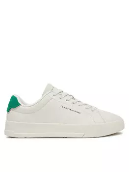 Кроссовки Th Court Lth Detail Ess FM0FM05367 Tommy Hilfiger, бежевый