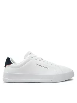 Кроссовки Th Court Lth Detail Ess FM0FM05367 Tommy Hilfiger, белый