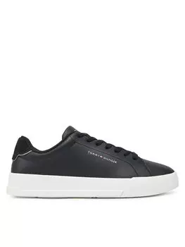 Кроссовки Th Court Lth Detail Ess FM0FM05367 Tommy Hilfiger, черный