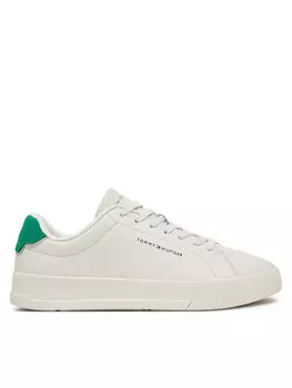 Кроссовки Th Court Lth Detail Ess FM0FM05367 Tommy Hilfiger, бежевый