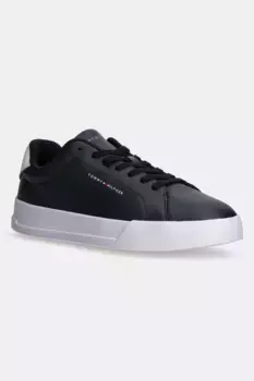 Кроссовки TH COURT LTH DETAIL ESS Tommy Hilfiger, темно-синий