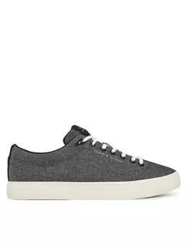 Кроссовки Th Hi Vulc Low Core Chambray FM0FM05389 Tommy Hilfiger, серый