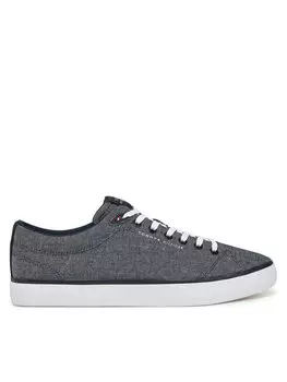 Кроссовки Th Hi Vulc Low Core Chambray FM0FM05389 Tommy Hilfiger, синий