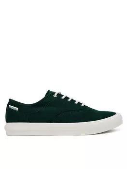 Кроссовки Th Hi Vulc Low Oxford Twill FM0FM05400 Tommy Hilfiger, зеленый