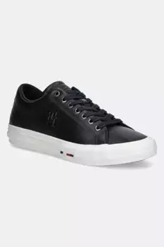 Кроссовки TH HI VULC STREET PATCH LTH Tommy Hilfiger, темно-синий