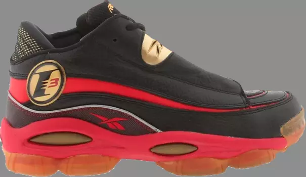 Кроссовки the answer dmx 10 'black red gold' Reebok, черный