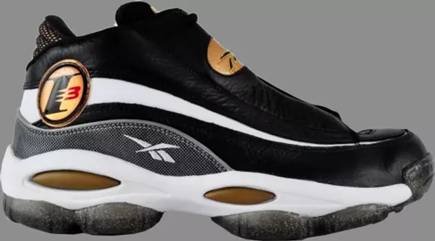 Кроссовки the answer dmx 10 'black white gold' Reebok, черный