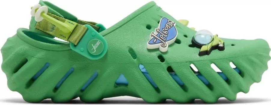 Кроссовки The Jetsons x Extra Butter x Echo Clog Kids 'Orbit City', зеленый