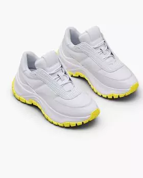 Кроссовки The Lazy Runner Marc Jacobs, белый/желтый