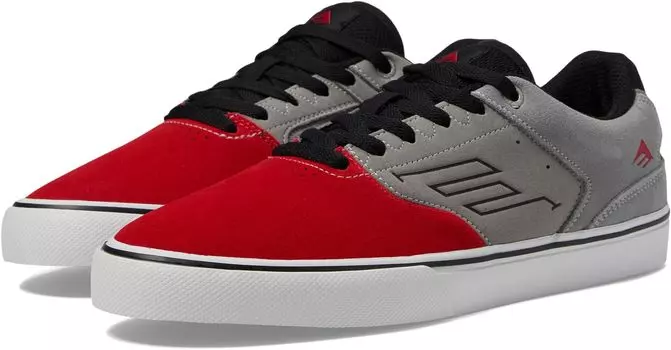 Кроссовки The Low Vulc Emerica, цвет Red/Grey/Black