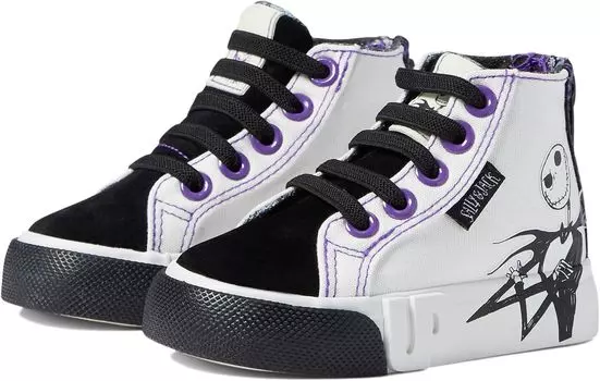 Кроссовки The Nightmare Before Christmas Jack and Sally High-Top Ground Up, белый