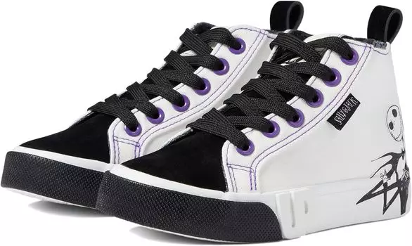 Кроссовки The Nightmare Before Christmas Jack and Sally High-Top Ground Up, белый