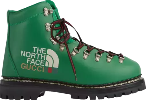 Кроссовки The North Face x Gucci Ankle Boot Green, зеленый