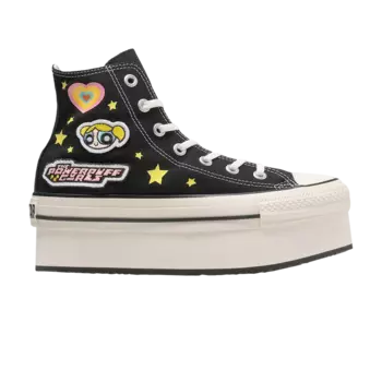 Кроссовки The Powerpuff Girls x Chuck Taylor All Star Chunkyline High GS, черный