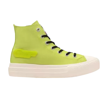 Кроссовки The Powerpuff Girls x Chuck Taylor All Star Light PLTS High GS, цвет Buttercup