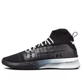 Кроссовки the rock delta 'black white' Under Armour, белый