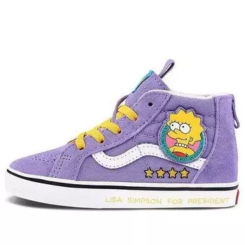 Кроссовки the simpsons x sk8-hi zip 'lisa 4 prez' Vans, фиолетовый