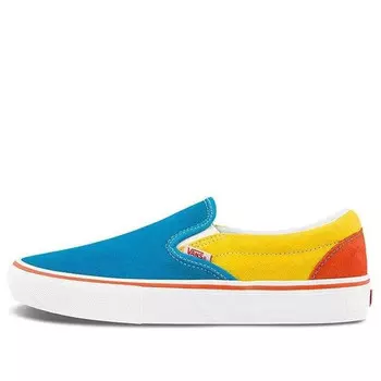 Кроссовки the simpsons x slip-on pro 'bart' Vans, синий