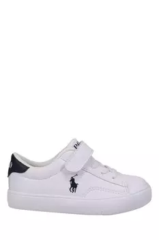 Кроссовки Theron v с логотипом и застежкой-липучкой Polo Ralph Lauren, белый