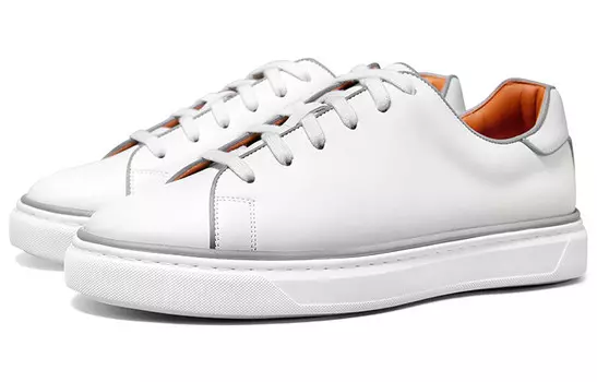 Кроссовки THOM WILLS Stylish Skateboarding Shoes Unisex Low-top, белый