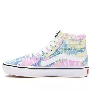 Кроссовки tie-dye comfycush sk8-hi multi-color Vans, мультиколор