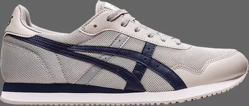 Кроссовки tiger runner 'oyster grey peacoat' Asics, серый