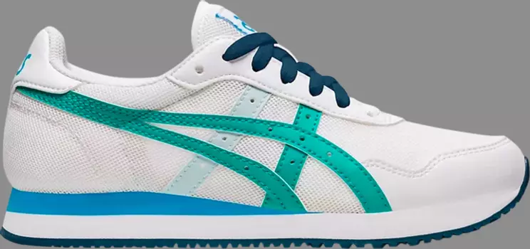 Кроссовки tiger runner gs 'white baltic jewel' Asics, белый