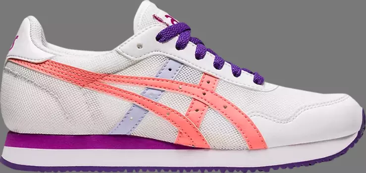 Кроссовки tiger runner gs 'white guava' Asics, белый