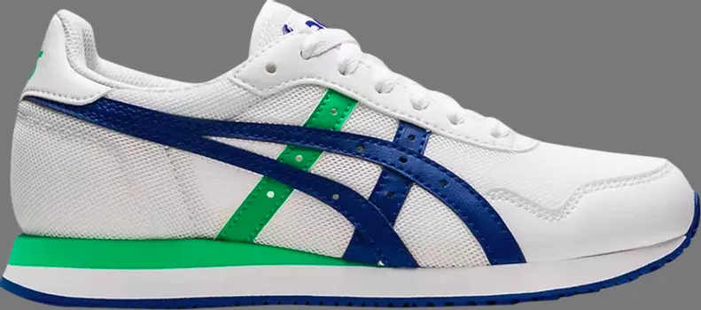 Кроссовки tiger runner gs 'white monaco blue' Asics, белый