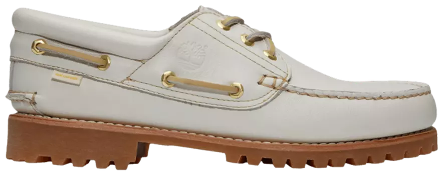 Кроссовки Timberland Aim Leon Dore x 3-Eye Classic Lug Boat 'White', белый