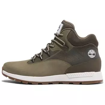 Кроссовки Timberland Lifestyle Shoes Men Mid-top Olive Green, зеленый