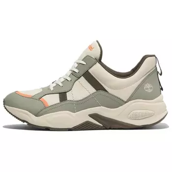 Кроссовки Timberland Lifestyle Shoes Women's Low-top Beige/Cyan Gray, бежевый/голубой/серый