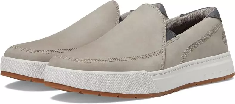 Кроссовки Timberland Maple Grove Leather Slip-On, цвет Medium Grey Nubuck