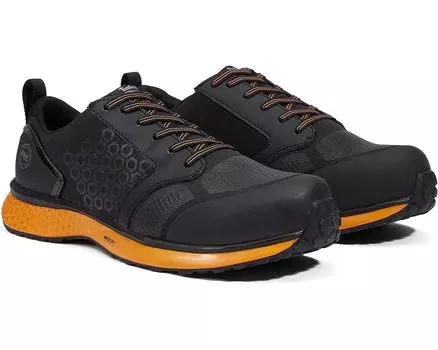 Кроссовки Timberland PRO Reaxion Composite Safety Toe, цвет Black/Orange-2024 New