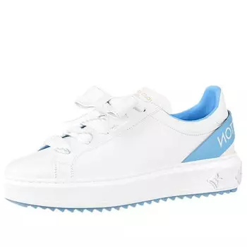 Кроссовки time out sneakers 'white with blue' Louis Vuitton, белый