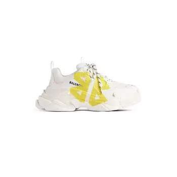 Кроссовки типа Triple S Tape BALENCIAGA, желтый/белый