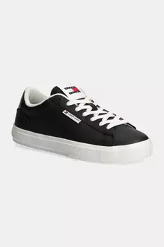 Кроссовки TJW CUPSOLE SNEAKER METALLIC Tommy Jeans, черный