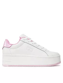 Кроссовки Tjw Flatform Patent Sneaker EN0EN02864 Tommy Jeans, экрю