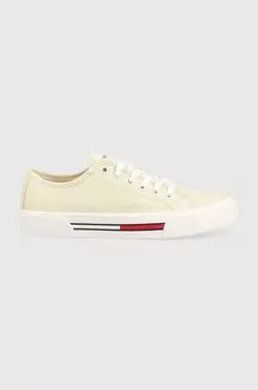 Кроссовки TJW LOW CUT CANVAS Tommy Jeans, желтый