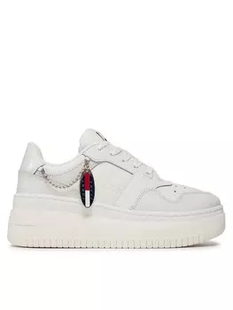 Кроссовки Tjw Retro Basket Flatform Charm Tommy Jeans, экрю