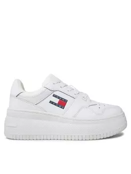 Кроссовки Tjw Retro Basket Flatform Ess Tommy Jeans, белый