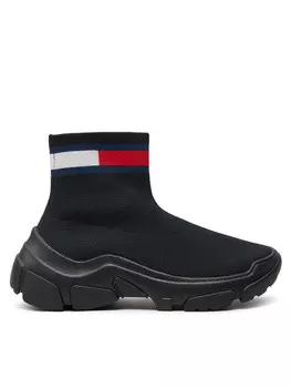 Кроссовки Tjw Sock Boot Tommy Jeans, черный