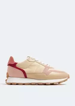 Кроссовки Tod'S Leather And Fabric, бежевый